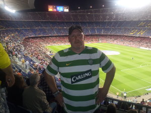 Schneise in Camp Nou